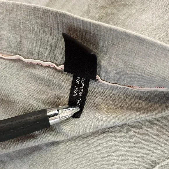 Ralph Lauren Black Label Mens Denim Button Down Shirt Size L Grey - Picture 8 of 10